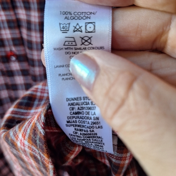 NWT Paul Costelloe Regular Fit Plaid Light Flannel Button Down Mens Shirt Size L - Picture 4 of 7